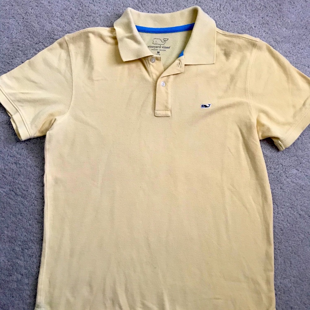 Vineyard Vines Yellow Polo